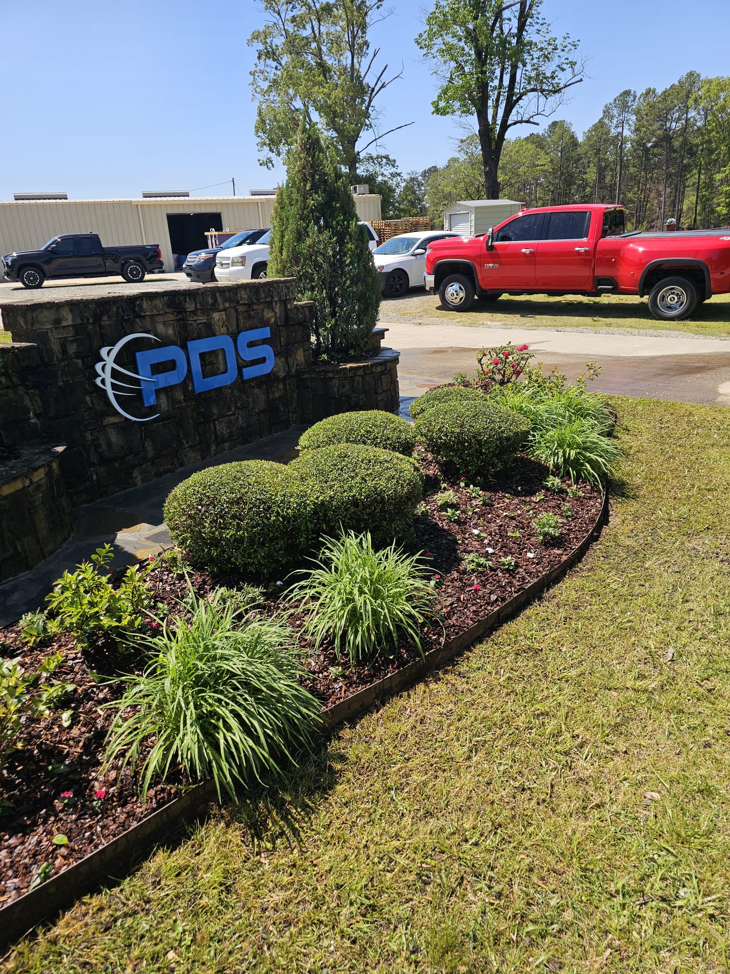 Custom garden and flowerbed design